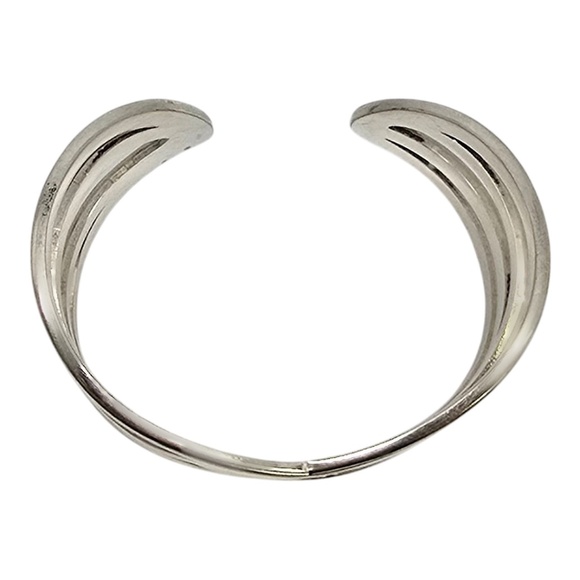 James Avery Sterling Silver Double X Crossover Infinity Cuff Bracelet #20911 - Picture 5 of 9